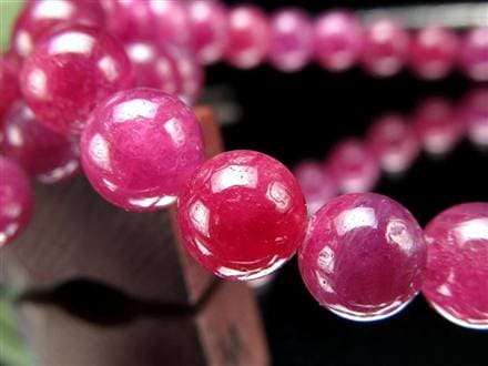 ルビー 紅玉 ブレスレット コランダム 7月の誕生石