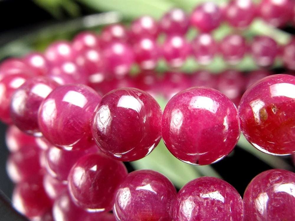 ルビー 紅玉 ブレスレット コランダム 7月の誕生石