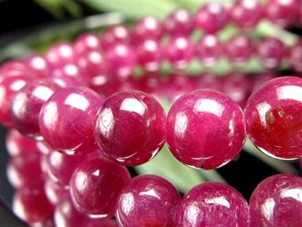 ルビー 紅玉 ブレスレット コランダム 7月の誕生石