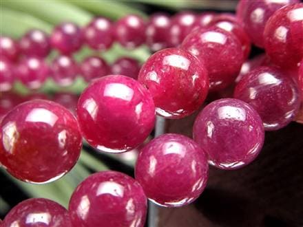 ルビー 紅玉 ブレスレット コランダム 7月の誕生石