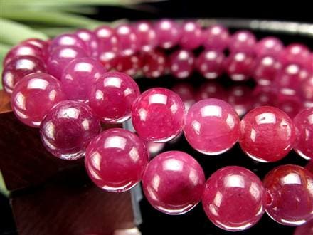 ルビー 紅玉 ブレスレット コランダム 7月の誕生石