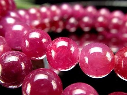 ルビー 紅玉 ブレスレット コランダム 7月の誕生石