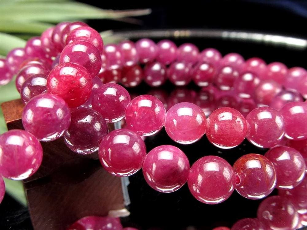 ルビー 紅玉 ブレスレット コランダム 7月の誕生石