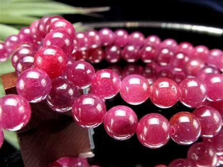 ルビー 紅玉 ブレスレット コランダム 7月の誕生石