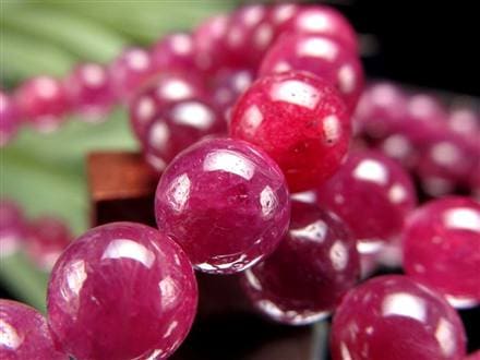 ルビー 紅玉 ブレスレット コランダム 7月の誕生石