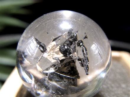 水入り水晶 丸玉 水晶 クォーツ 天然石