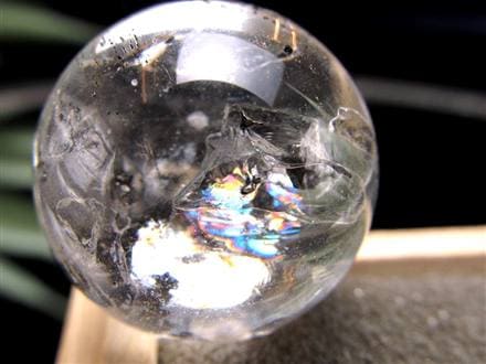 水入り水晶 丸玉 水晶 クォーツ 天然石