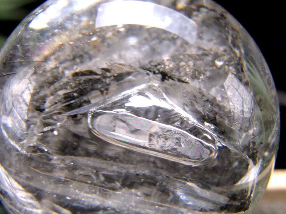 水入り水晶 丸玉 水晶 クォーツ 天然石