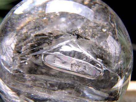 水入り水晶 丸玉 水晶 クォーツ 天然石