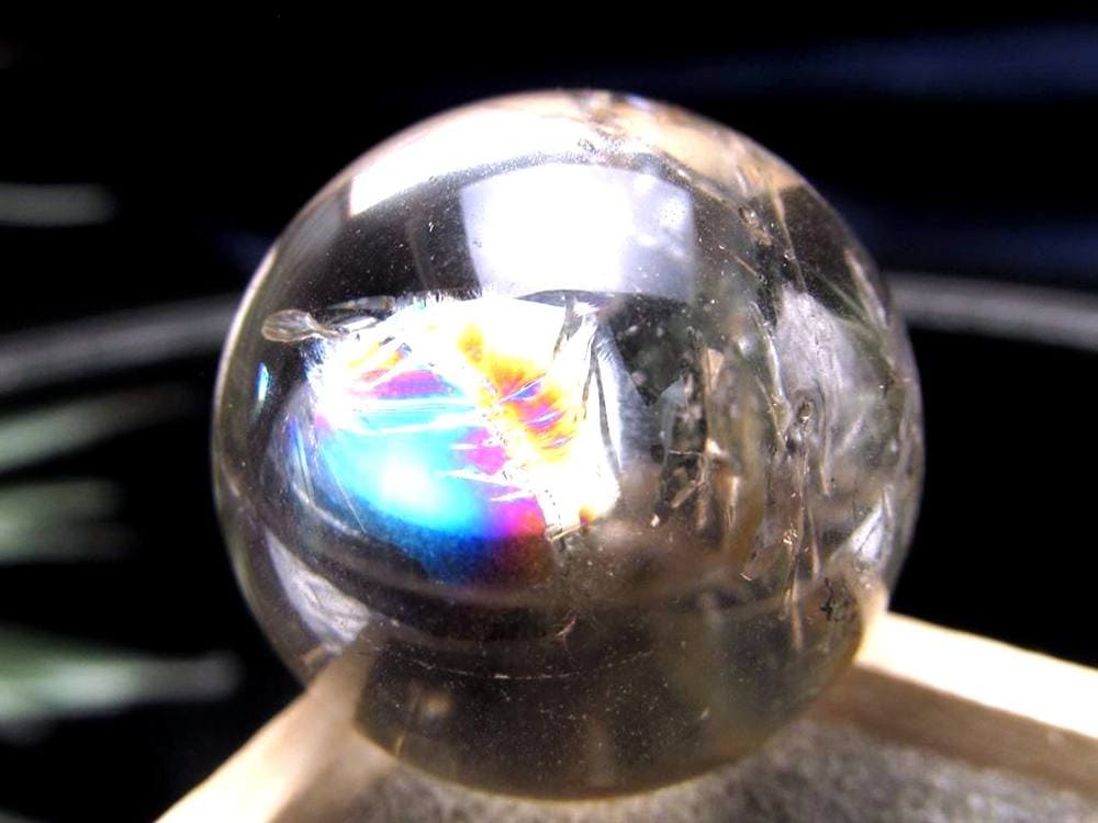 水入り水晶 丸玉 水晶 クォーツ 天然石