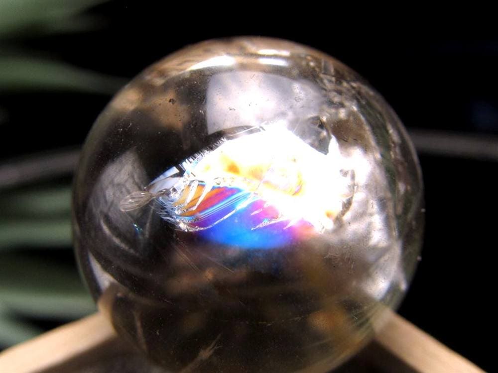 水入り水晶 丸玉 水晶 クォーツ 天然石