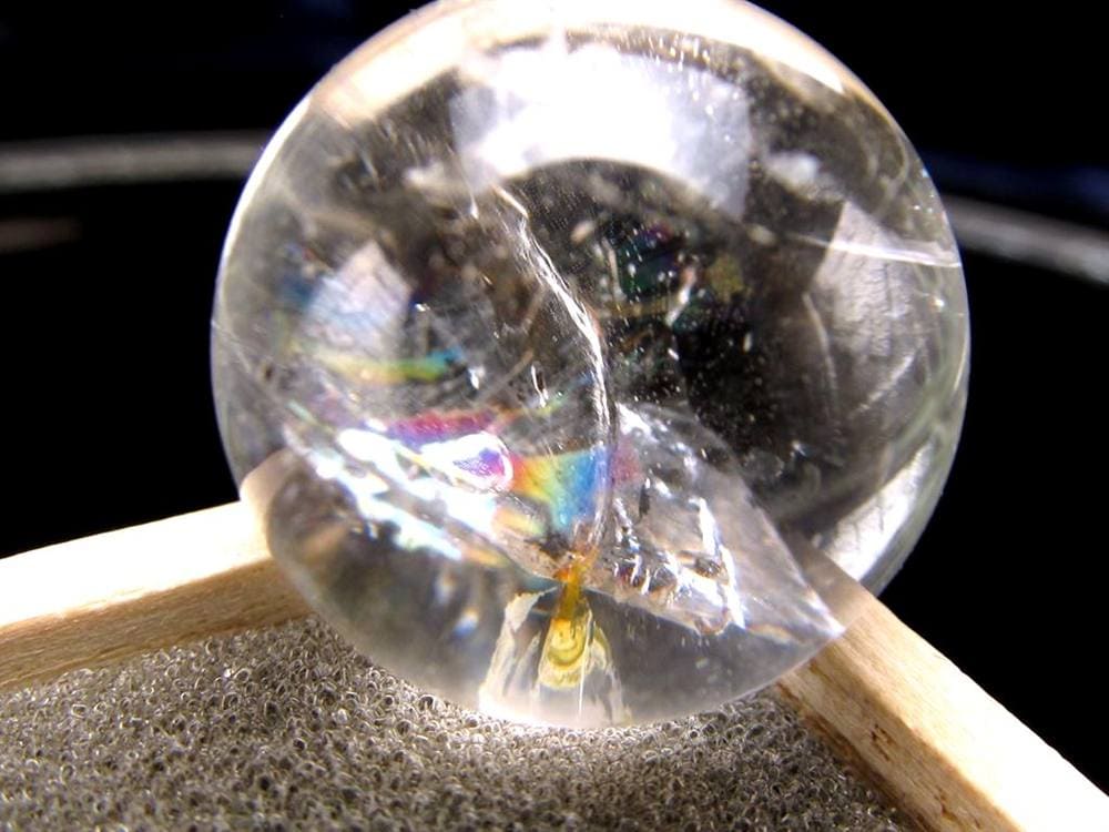 水入り水晶 丸玉 水晶 クォーツ 天然石