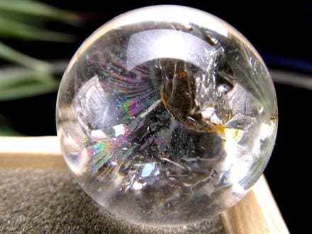 水入り水晶 丸玉 水晶 クォーツ 天然石