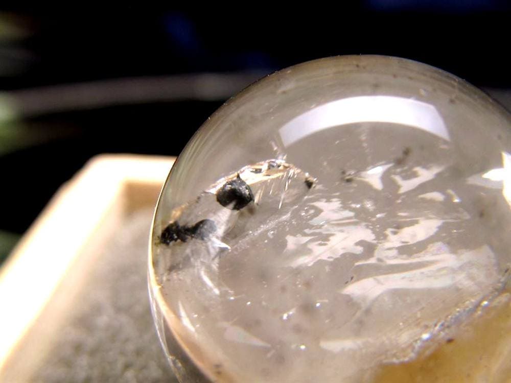 水入り水晶 丸玉 水晶 クォーツ 天然石