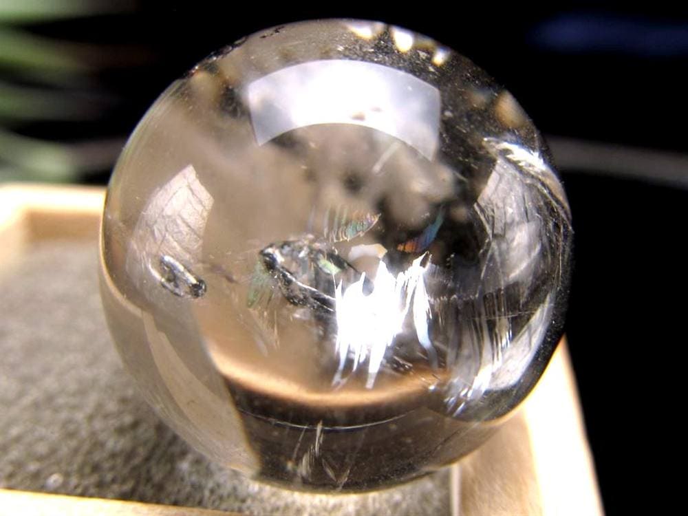 水入り水晶 丸玉 水晶 クォーツ 天然石