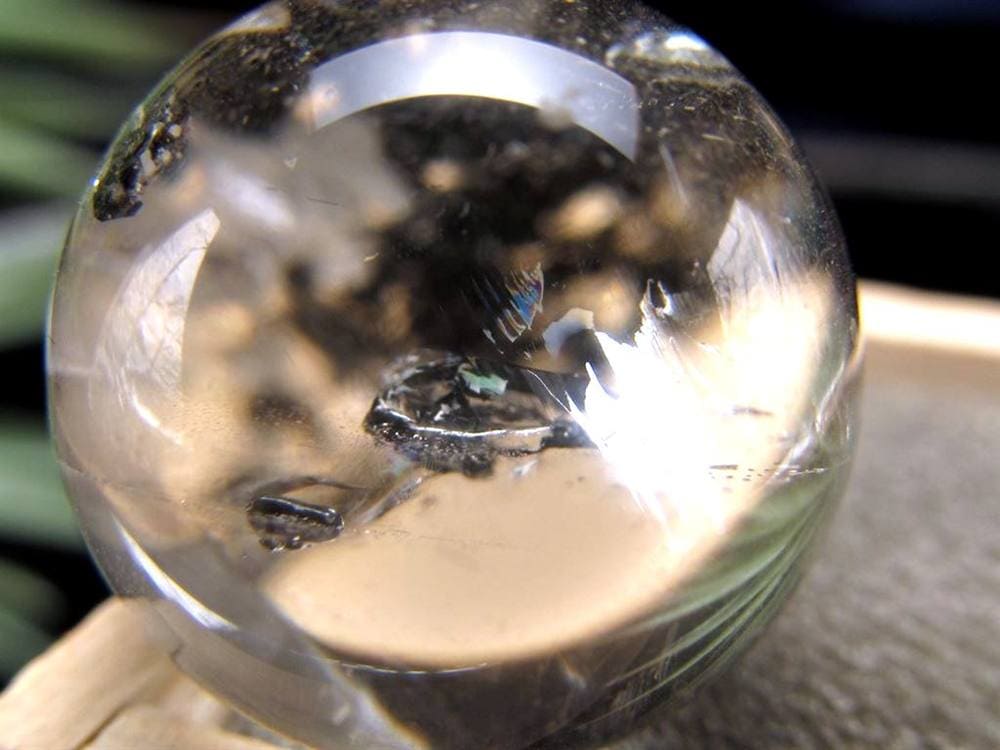 水入り水晶 丸玉 水晶 クォーツ 天然石