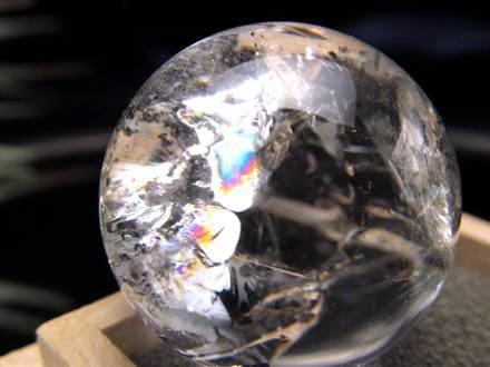 水入り水晶 丸玉 水晶 クォーツ 天然石