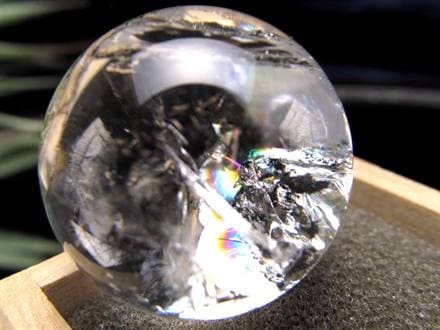 水入り水晶 丸玉 水晶 クォーツ 天然石