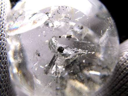 水入り水晶 丸玉 水晶 クォーツ 天然石