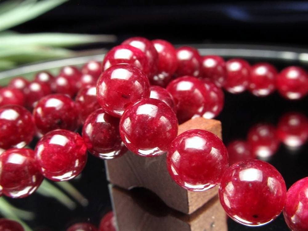 ルビー 紅玉 ブレスレット コランダム 7月の誕生石