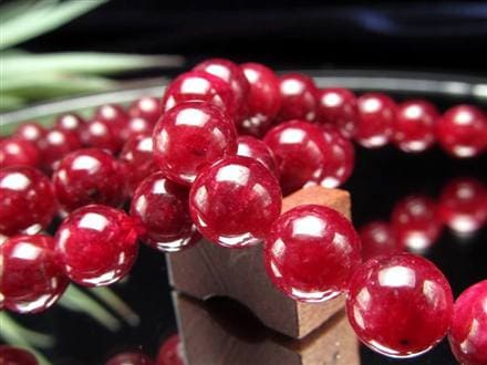 ルビー 紅玉 ブレスレット コランダム 7月の誕生石