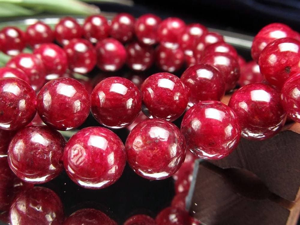 ルビー 紅玉 ブレスレット コランダム 7月の誕生石