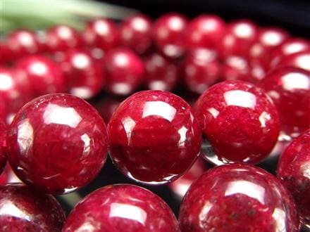 ルビー 紅玉 ブレスレット コランダム 7月の誕生石