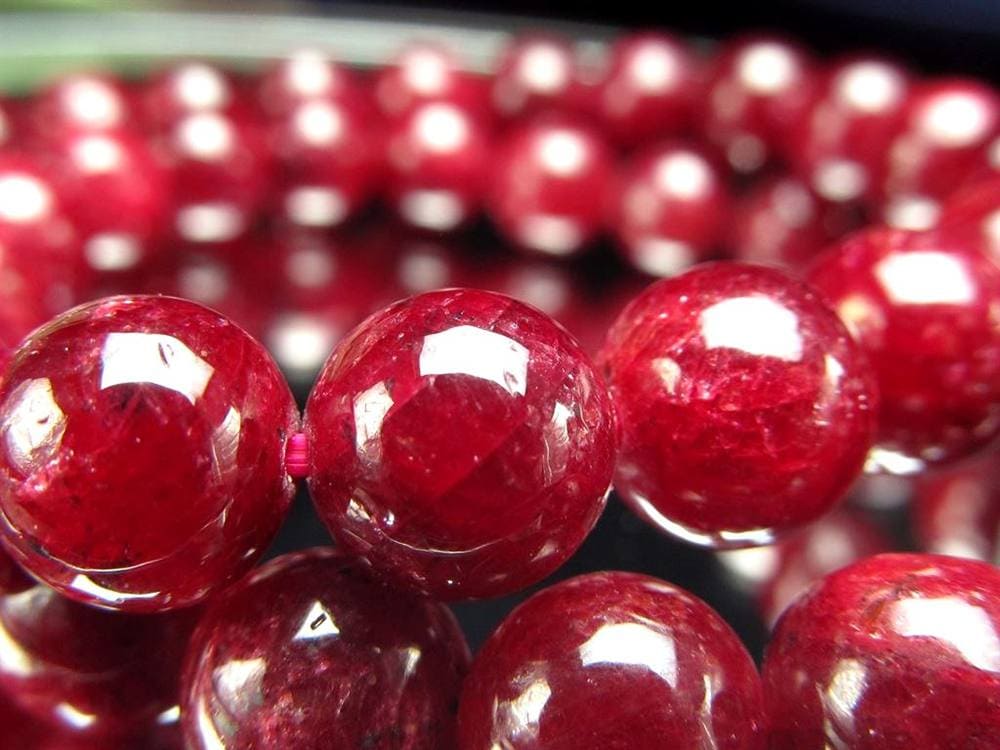 ルビー 紅玉 ブレスレット コランダム 7月の誕生石