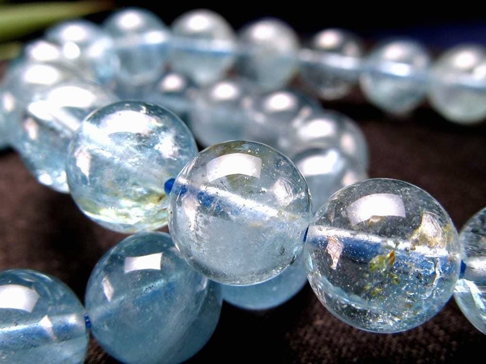 トパーズ ブレスレット ブルー 誕生石 黄玉