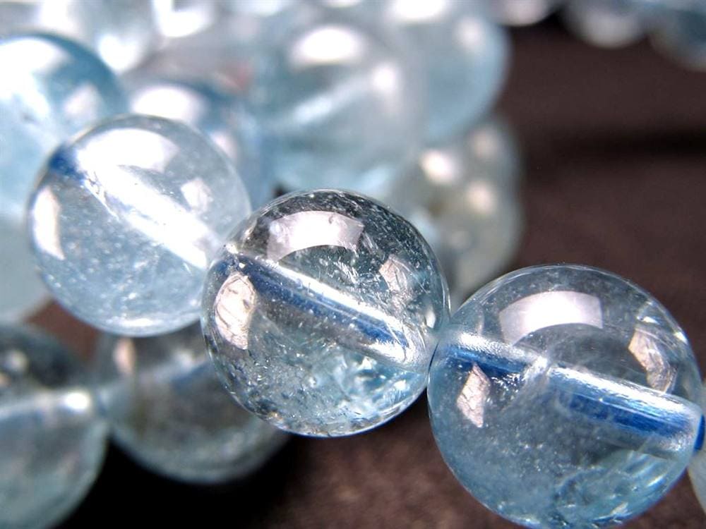 トパーズ ブレスレット ブルー 誕生石 黄玉