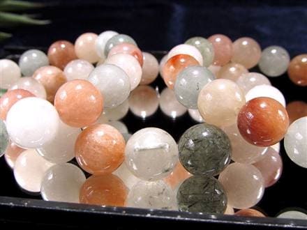 サゲニティッククォーツ ブレスレット キャッツアイ ルチルクォーツ ラビットヘア