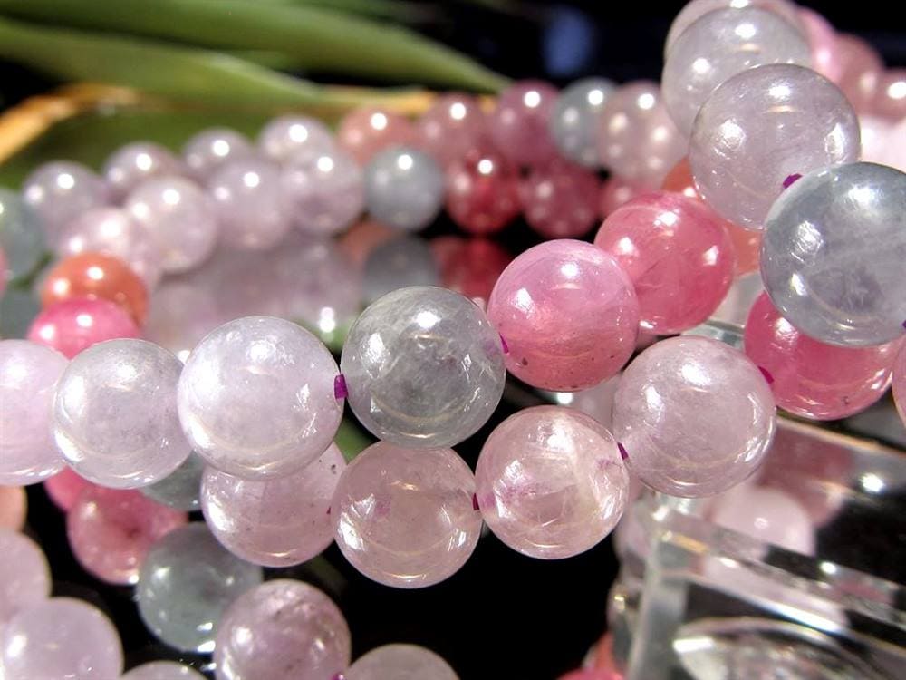 カラースピネル MIXスピネル 尖晶石 ブレスレット 8月の誕生石