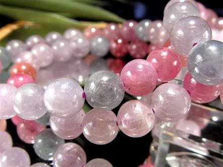 カラースピネル MIXスピネル 尖晶石 ブレスレット 8月の誕生石