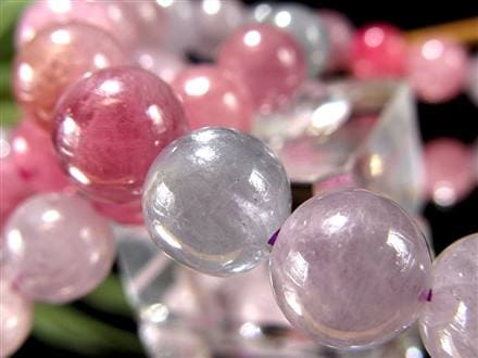 カラースピネル MIXスピネル 尖晶石 ブレスレット 8月の誕生石