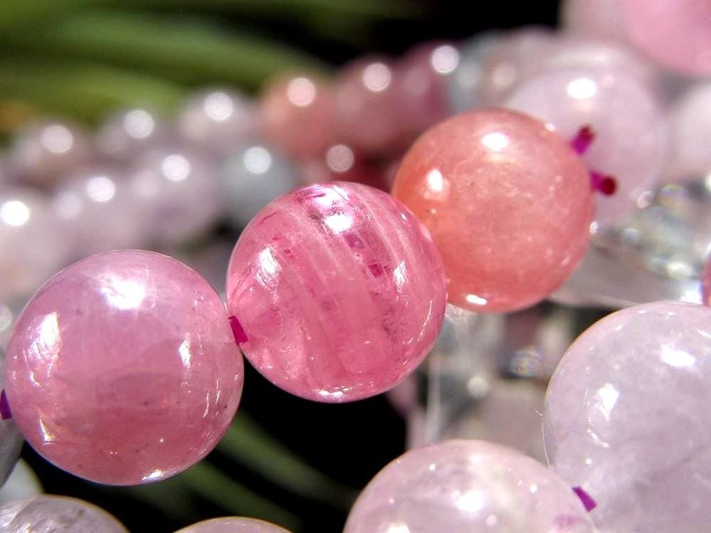 カラースピネル MIXスピネル 尖晶石 ブレスレット 8月の誕生石