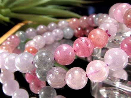 カラースピネル MIXスピネル 尖晶石 ブレスレット 8月の誕生石