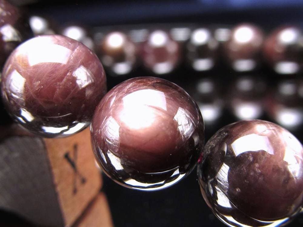 ハイパーシーン 紫蘇輝石 ブレスレット 黒色天然石 hyperStheons