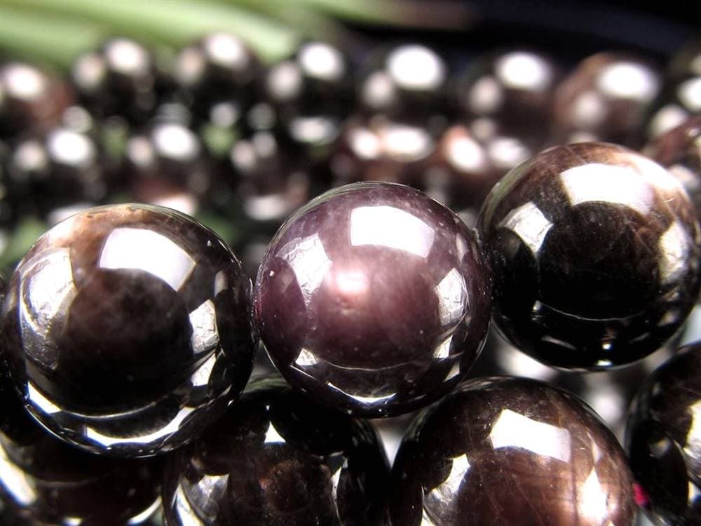 ハイパーシーン 紫蘇輝石 ブレスレット 黒色天然石 hyperStheons