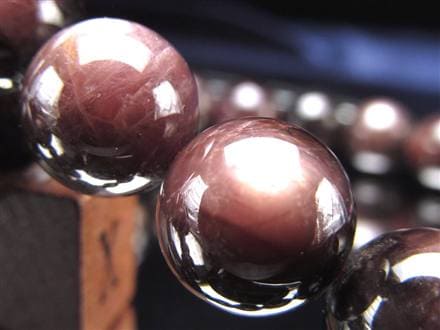 ハイパーシーン 紫蘇輝石 ブレスレット 黒色天然石 hyperStheons