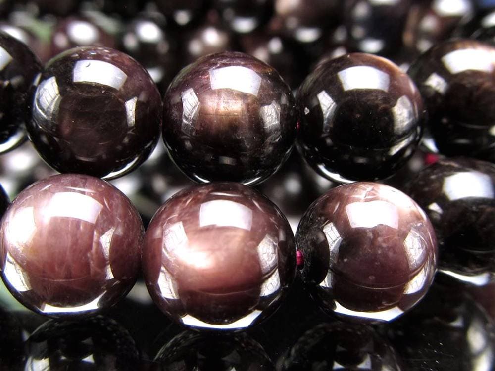 ハイパーシーン 紫蘇輝石 ブレスレット 黒色天然石 hyperStheons