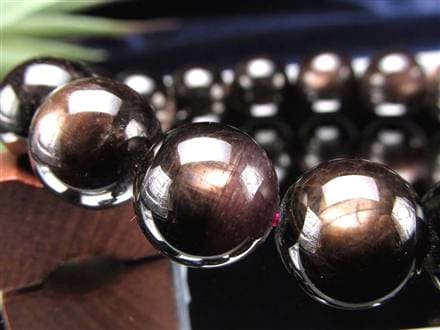 ハイパーシーン 紫蘇輝石 ブレスレット 黒色天然石 hyperStheons