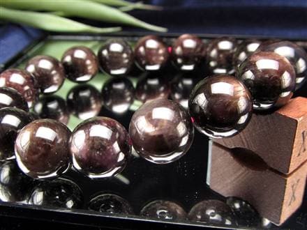 ハイパーシーン 紫蘇輝石 ブレスレット 黒色天然石 hyperStheons