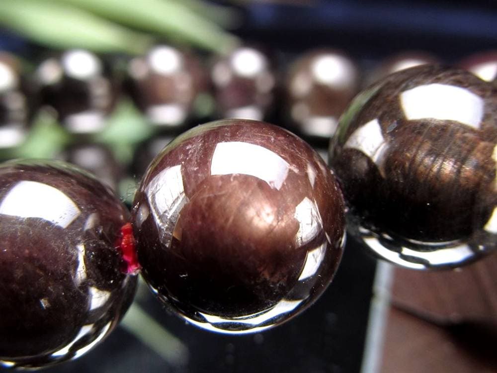 ハイパーシーン 紫蘇輝石 ブレスレット 黒色天然石 hyperStheons