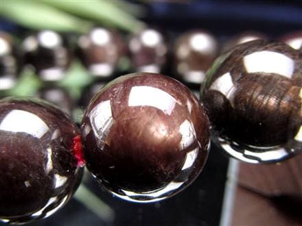 ハイパーシーン 紫蘇輝石 ブレスレット 黒色天然石 hyperStheons