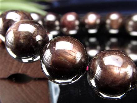 ハイパーシーン 紫蘇輝石 ブレスレット 黒色天然石 hyperStheons