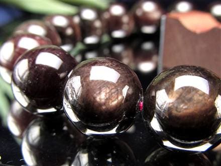 ハイパーシーン 紫蘇輝石 ブレスレット 黒色天然石 hyperStheons