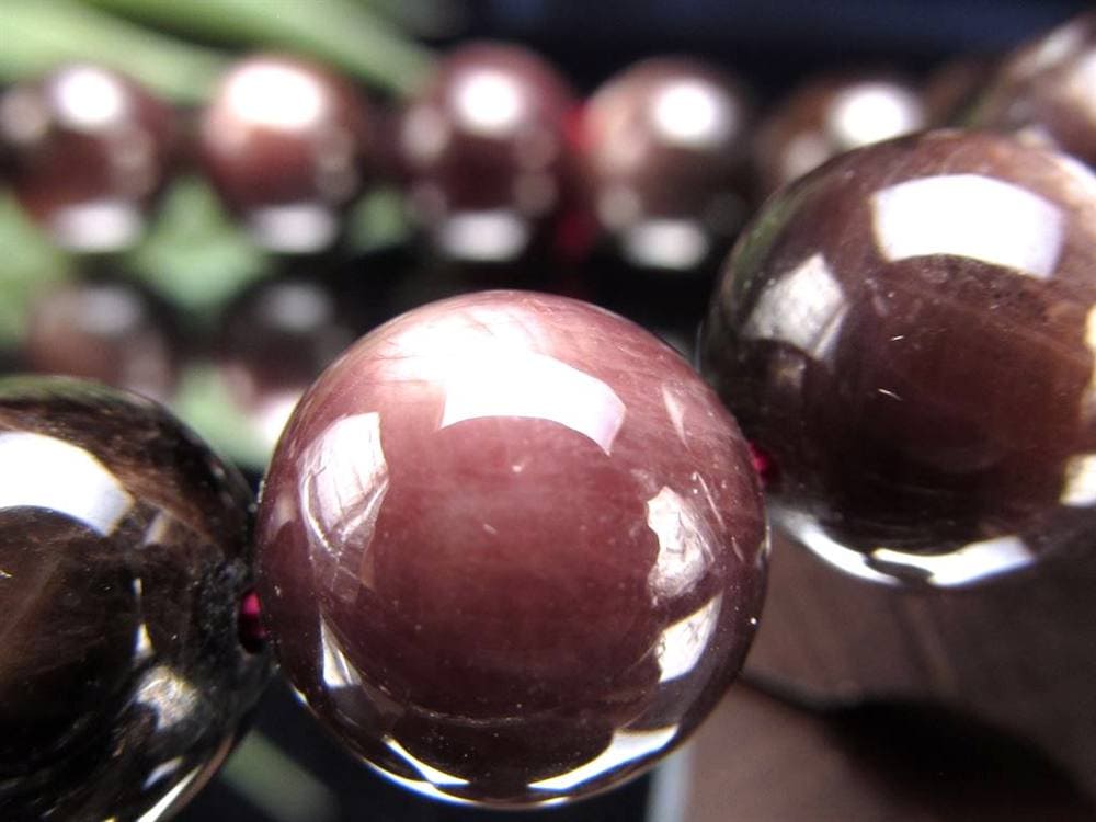 ハイパーシーン 紫蘇輝石 ブレスレット 黒色天然石 hyperStheons