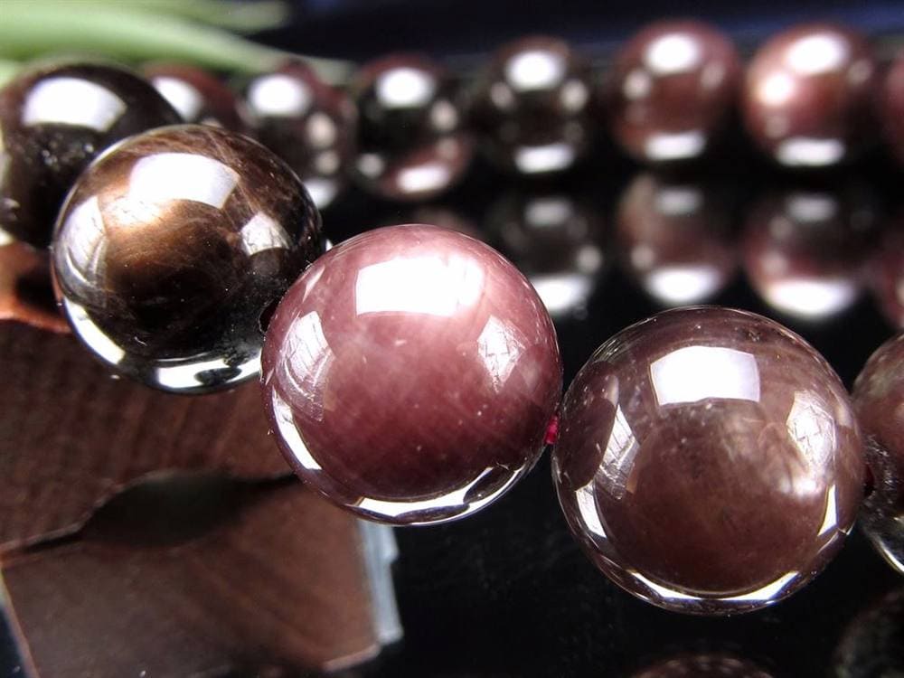 ハイパーシーン 紫蘇輝石 ブレスレット 黒色天然石 hyperStheons