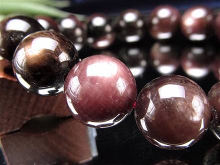 ハイパーシーン 紫蘇輝石 ブレスレット 黒色天然石 hyperStheons