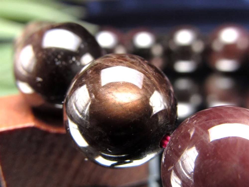 ハイパーシーン 紫蘇輝石 ブレスレット 黒色天然石 hyperStheons